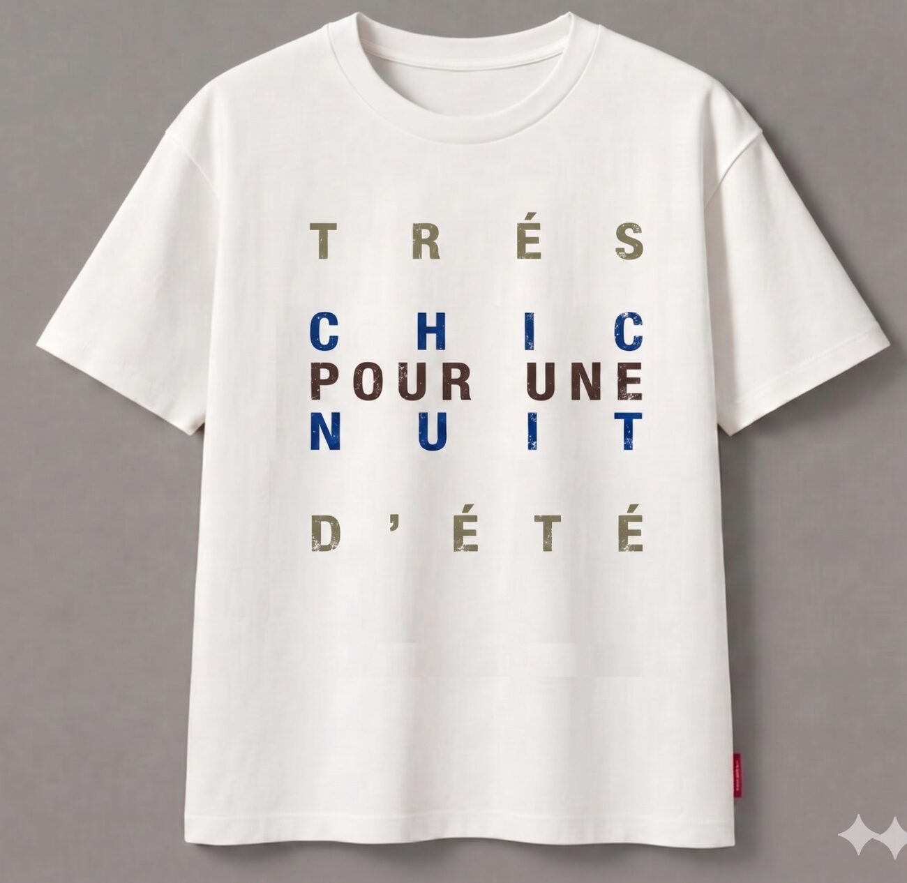 Mockup de camiseta — estampa autoral